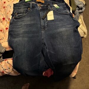 Dark Blue Jean JUDY BLUE boot cut tall size 20